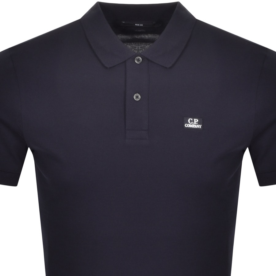 Alternative Image for ProductCP Company Logo Short Sleeved Polo Navy2